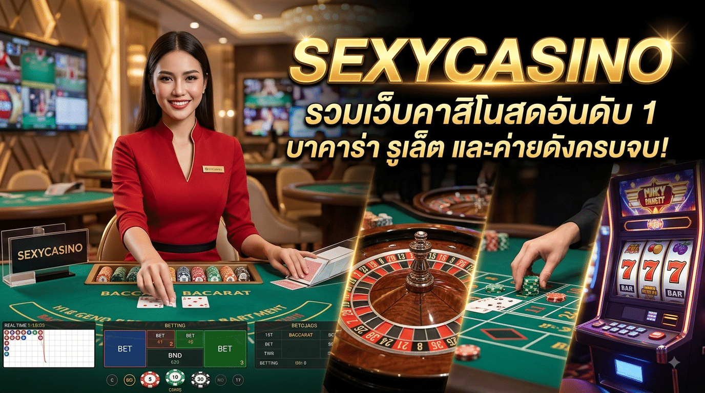 AE SEXYCASINO ศูนย์รวมความบันเทิงระดับโลก
