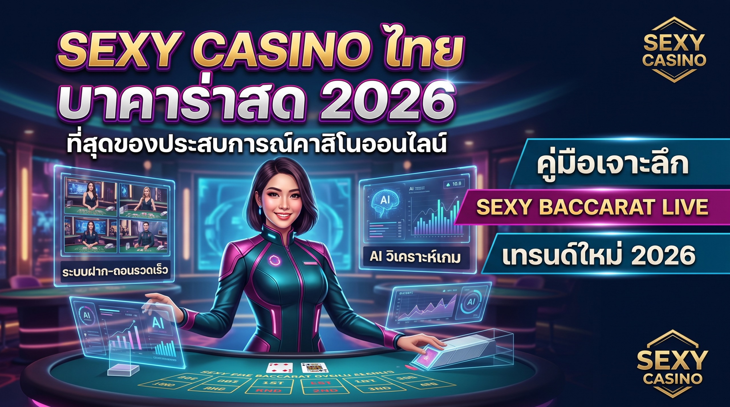 จุดกำเนิดและความนิยมของ-AE-Sexy-Casino